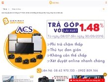 Tablet Screenshot of dienmaybinhminh.com